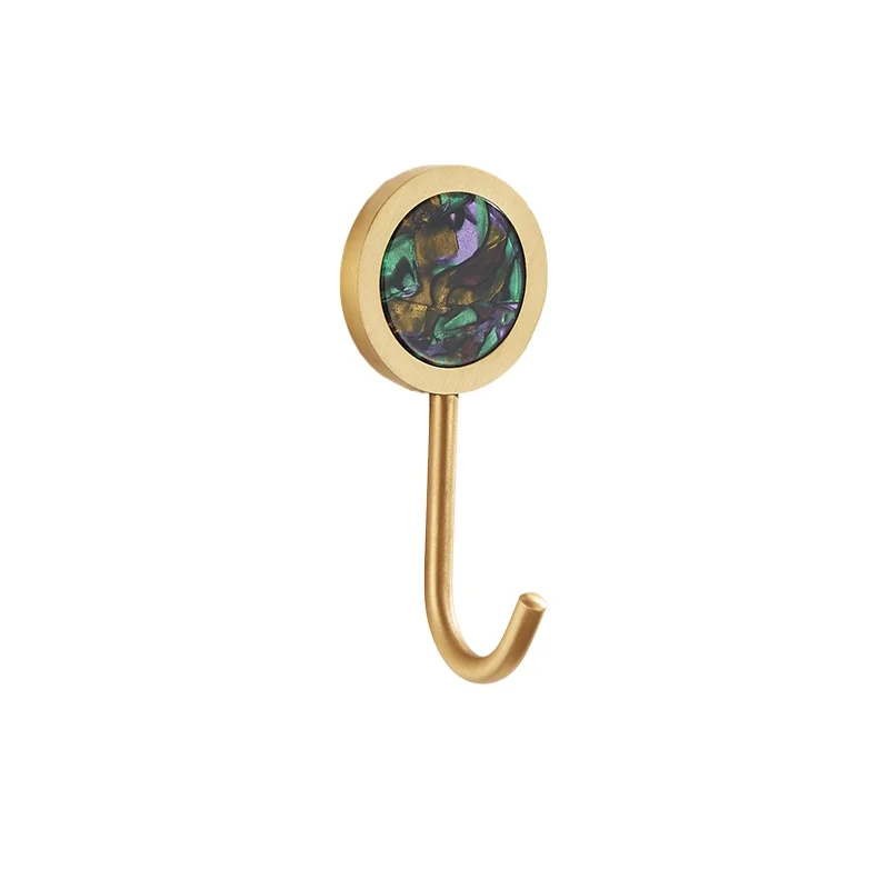 **Brass hook light luxury entrance, shell coat hook door wall hanging ins decorative coat hook free of punching
**Brass hook light luxury entrance, shell coat hook door wall hanging ins decorative coat hook free of punching