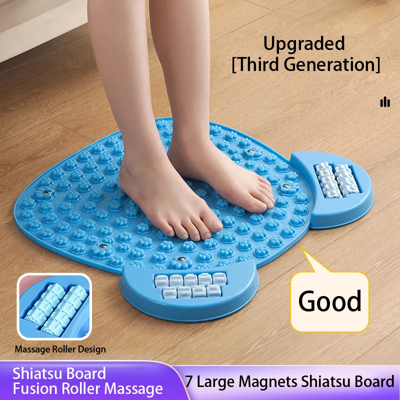 Oversized Shiatsu Foot Massager Board Third Generation with Massage Wheel Super Pain Relief Toe Pressure Cushion for Relaxation
Oversized Shiatsu Foot Massager Board Third Generation with Massage Wheel Super Pain Relief Toe Pressure Cushion for Relaxation