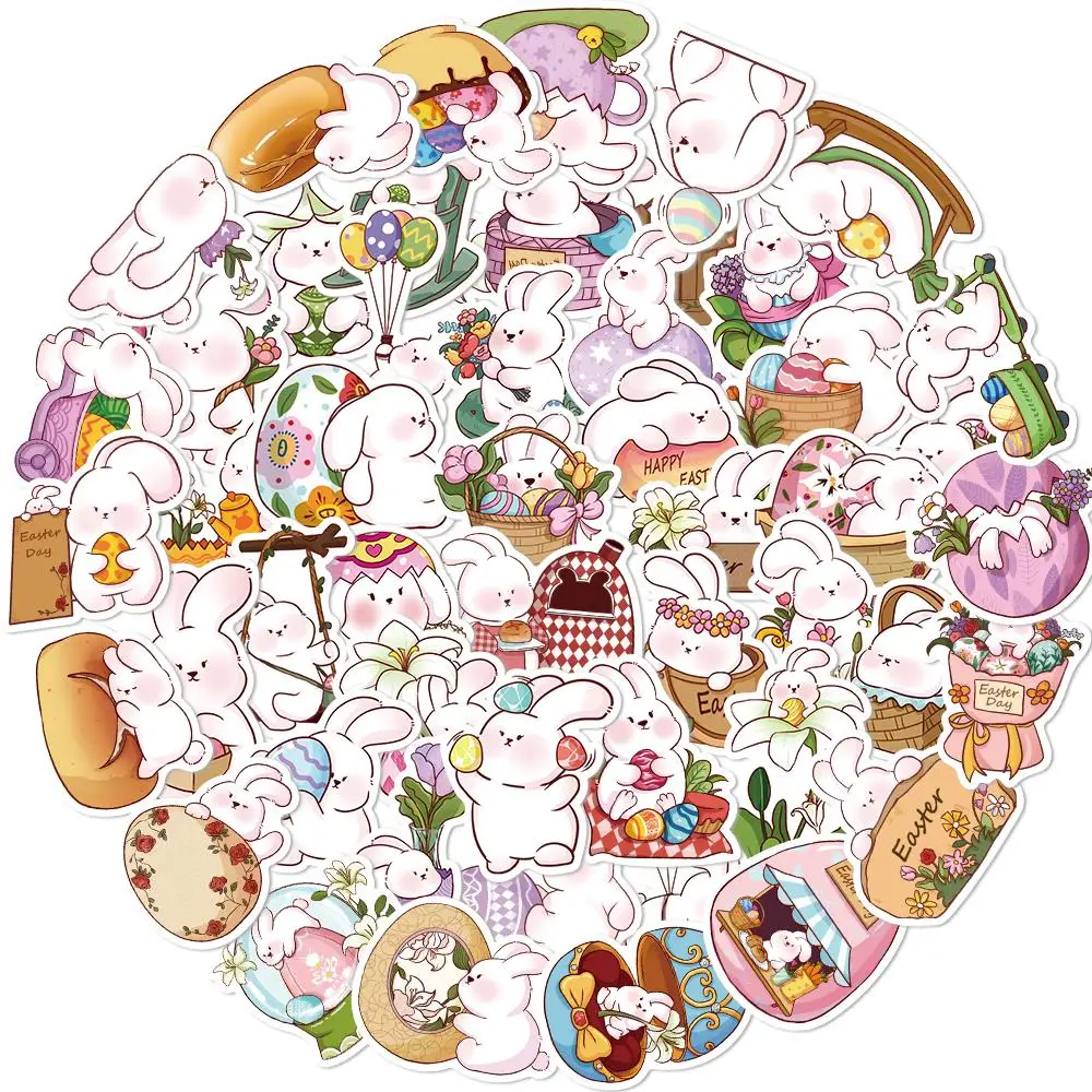10/25/50pcs Easter egg bunny Stickers Decals Cartoon Graffiti DIY Notebook Luggage Wall Decoration PVC Sticker
10/25/50pcs Easter egg bunny Stickers Decals Cartoon Graffiti DIY Notebook Luggage Wall Decoration PVC Sticker