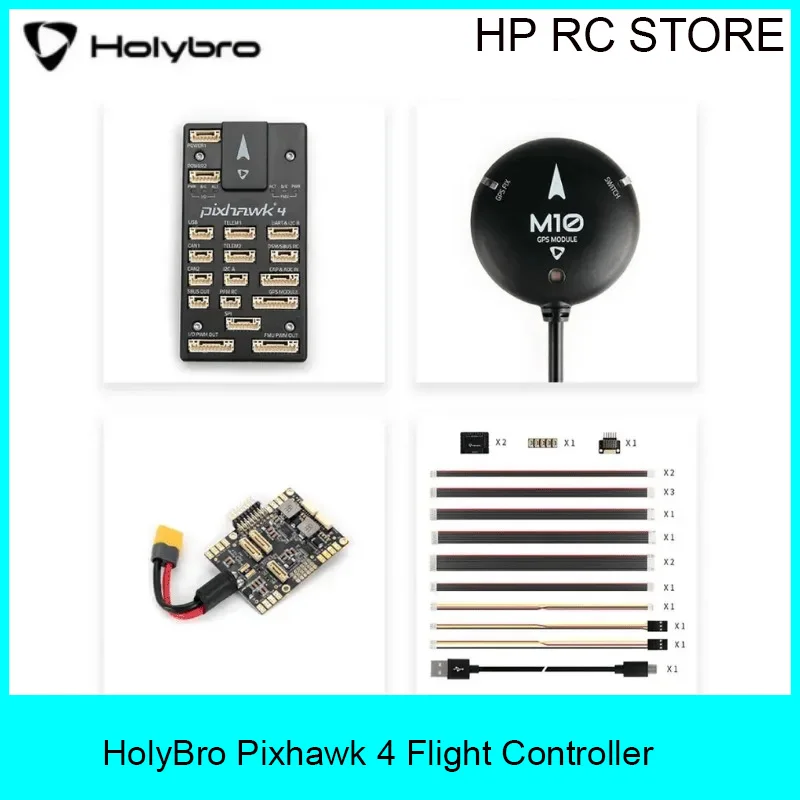 Pixhawk 4 Flight Controller Complete Kit with Plastic Case, Includes PM07 Power Module & M10 GPS for PX4 / ArduPilot Drone
Pixhawk 4 Flight Controller Complete Kit with Plastic Case, Includes PM07 Power Module & M10 GPS for PX4 / ArduPilot Drone