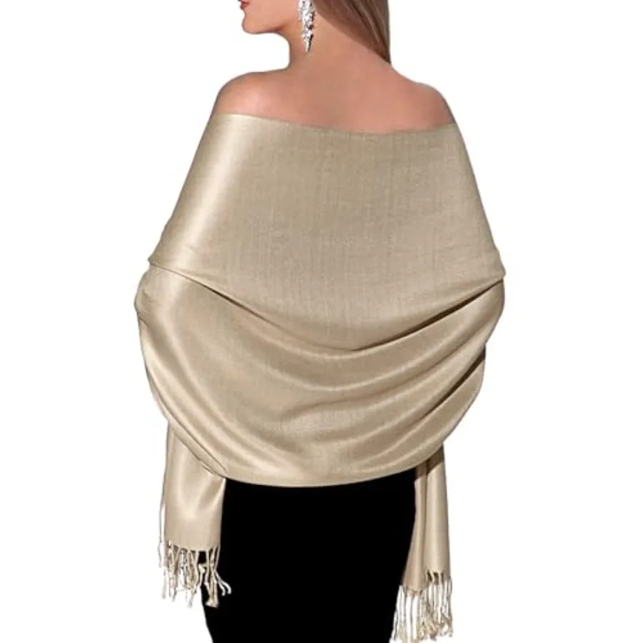 Pashmina Shawls and Wraps for Evening Dresses, Large Soft Pashminas Wedding Shawl
Pashmina Shawls and Wraps for Evening Dresses, Large Soft Pashminas Wedding Shawl