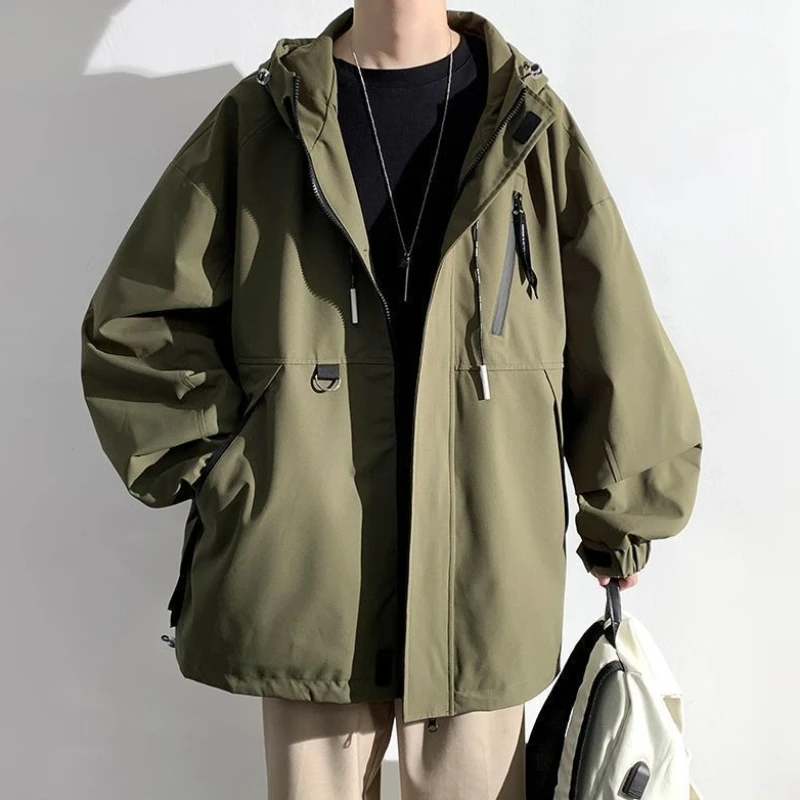 Autumn Winter 2025 Outdoor Jacket Waterproof Windbreaker with Hood Loose Fit Casual Sports Windbreaker for Hiking Travel
Autumn Winter 2025 Outdoor Jacket Waterproof Windbreaker with Hood Loose Fit Casual Sports Windbreaker for Hiking Travel