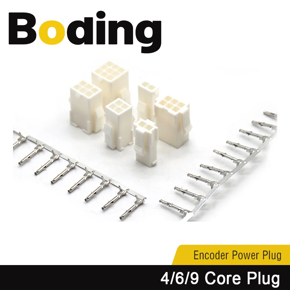 Boding Servo Connector Motor End 4/6/9 Core Plug Male And Female With Needle Encoder Power Plug
Boding Servo Connector Motor End 4/6/9 Core Plug Male And Female With Needle Encoder Power Plug