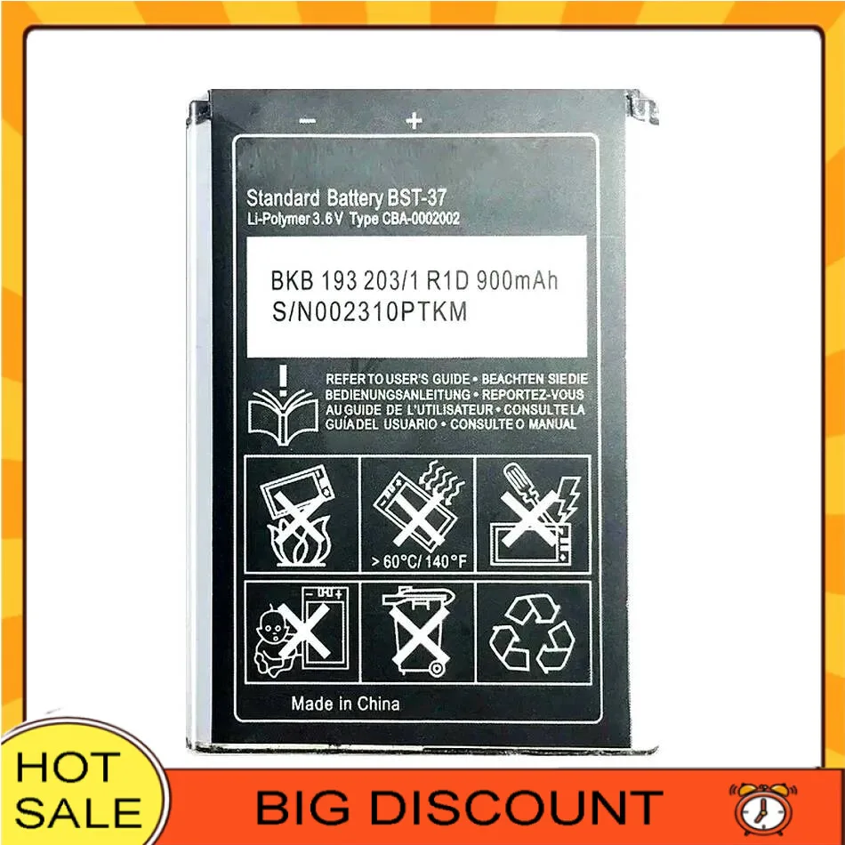Battery Bst-37 900Mah For Sony Ericsson K750 D750i K758C S600C V600 V600i W550C W550I W600 W600c W700 W710 W710C W800 Bst 37
Battery Bst-37 900Mah For Sony Ericsson K750 D750i K758C S600C V600 V600i W550C W550I W600 W600c W700 W710 W710C W800 Bst 37