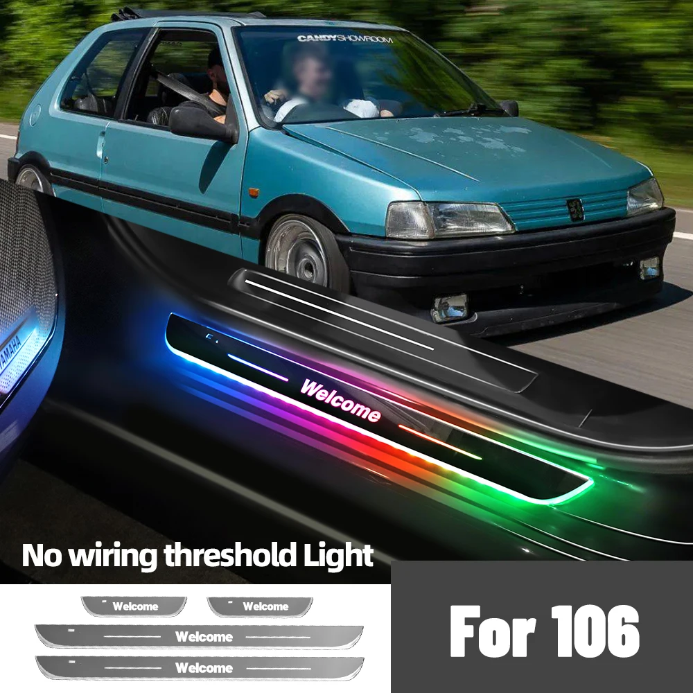 For Peugeot 106 1991-2003 1998 1999 2001 2002 Car Door Sill Light Customized Logo LED Welcome Threshold Pedal Lamp Accessories
For Peugeot 106 1991-2003 1998 1999 2001 2002 Car Door Sill Light Customized Logo LED Welcome Threshold Pedal Lamp Accessories