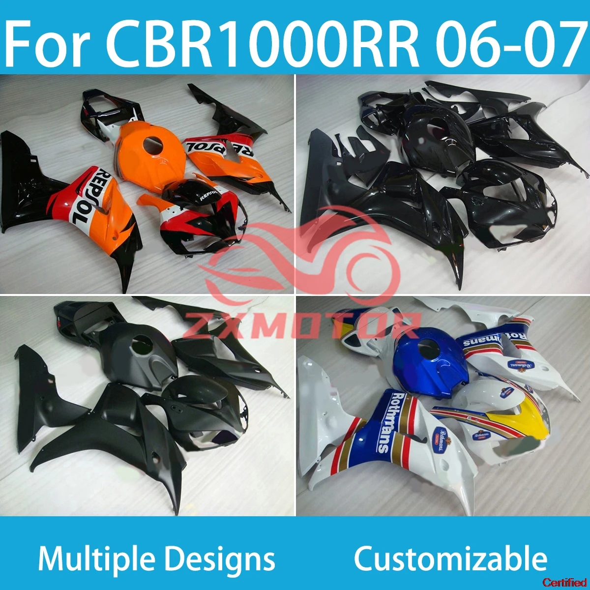 Новые бесплатные обтекатели на заказ для Honda CBR1000RR 06 07, высококачественный пластиковый комплект обтекателя кузова мотоцикла CBR1000RR 2006 2007
Новые бесплатные обтекатели на заказ для Honda CBR1000RR 06 07, высококачественный пластиковый комплект обтекателя кузова мотоцикла CBR1000RR 2006 2007