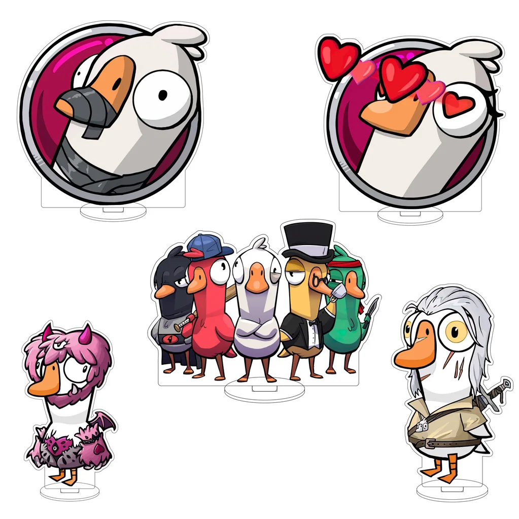 16CM Anime Goose Goose Duck Undertaker Pigeon Pelican Dodo Bird Adventurer Canadian Cos Acrylic Figure Stand Gifts Ornaments
16CM Anime Goose Goose Duck Undertaker Pigeon Pelican Dodo Bird Adventurer Canadian Cos Acrylic Figure Stand Gifts Ornaments