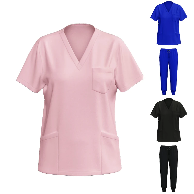Emergency Department Pink Nurse Clothes Hospital Operating Room Medical Tooling Uniforms Men's and Women's Same Style Comfortabl
Emergency Department Pink Nurse Clothes Hospital Operating Room Medical Tooling Uniforms Men's and Women's Same Style Comfortabl