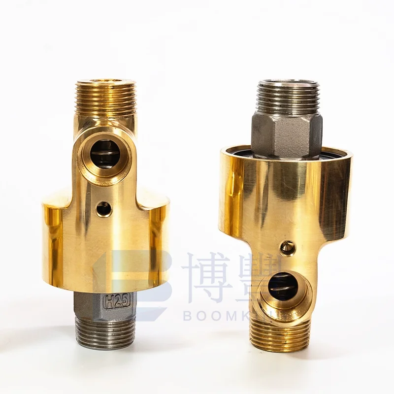 HS-X32/40/50/-6 1' 1.5' DN4 Brass swivel rotary joint HS double channel hydraulic swivel joint
HS-X32/40/50/-6 1' 1.5' DN4 Brass swivel rotary joint HS double channel hydraulic swivel joint