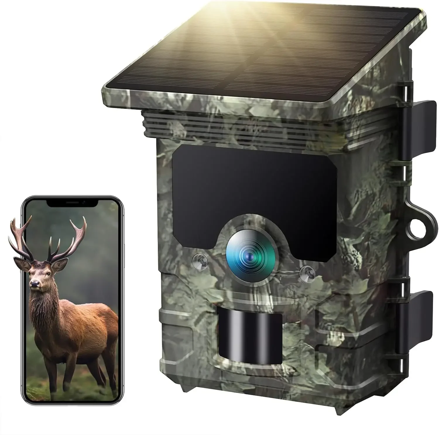 4K Solar Trail Camera with 850nm Night Vision, 120° Wide-Angle, 0.1s Trigger, IP66 Waterproof for Wildlife Monitoring
4K Solar Trail Camera with 850nm Night Vision, 120° Wide-Angle, 0.1s Trigger, IP66 Waterproof for Wildlife Monitoring