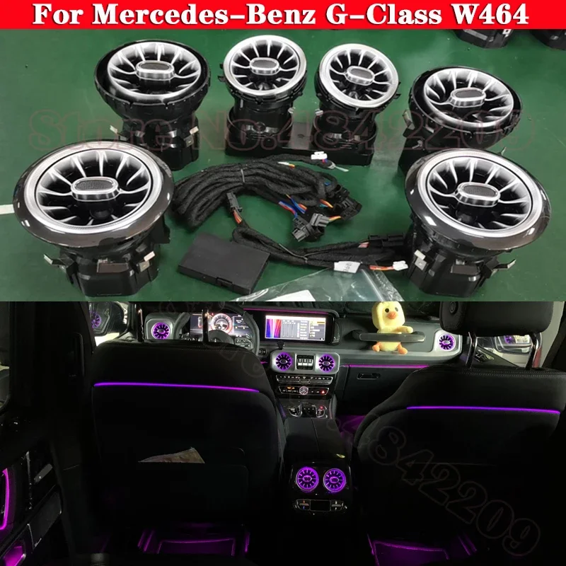 Автомобиль 8/64 цветов окружающей среды светильник для Mercedes-Benz G-Class W464 G63 G500 G550 Передняя кондиционер воздушная Выходная турбо декоративная отделка
Автомобиль 8/64 цветов окружающей среды светильник для Mercedes-Benz G-Class W464 G63 G500 G550 Передняя кондиционер воздушная Выходная турбо декоративная отделка