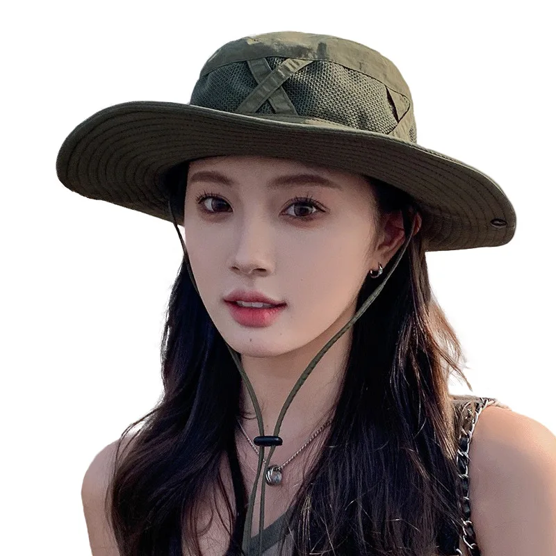 Summer large brimmed hat UV resistant sun hat for women outdoor fishing sun protection breathable hiking sun hat for men
Summer large brimmed hat UV resistant sun hat for women outdoor fishing sun protection breathable hiking sun hat for men