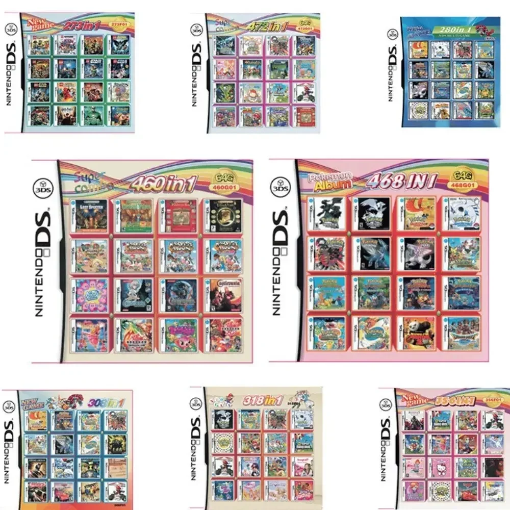 Игровая карта 3DS NDS Комбинированная карта 510 в 1 Комбинированная карта NDS Кассета NDS 482 IN1 208 500 Карта Pokemon Pokemon
Игровая карта 3DS NDS Комбинированная карта 510 в 1 Комбинированная карта NDS Кассета NDS 482 IN1 208 500 Карта Pokemon Pokemon