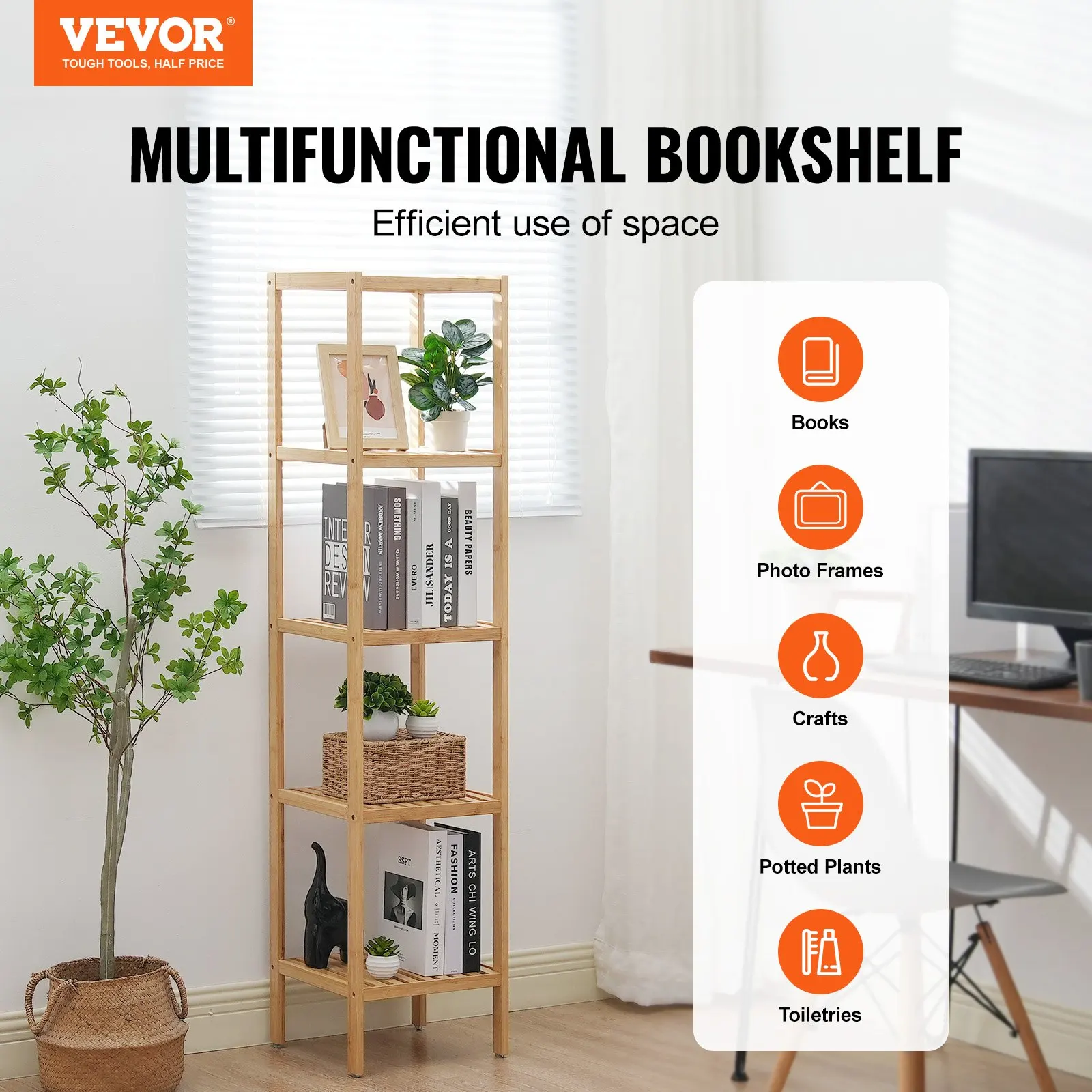 5-Tier Bathroom Standing Shelf, Narrow Shelving Unit, Display Storage Rack Organizer, Freestanding Flower Plant Stand,
5-Tier Bathroom Standing Shelf, Narrow Shelving Unit, Display Storage Rack Organizer, Freestanding Flower Plant Stand,