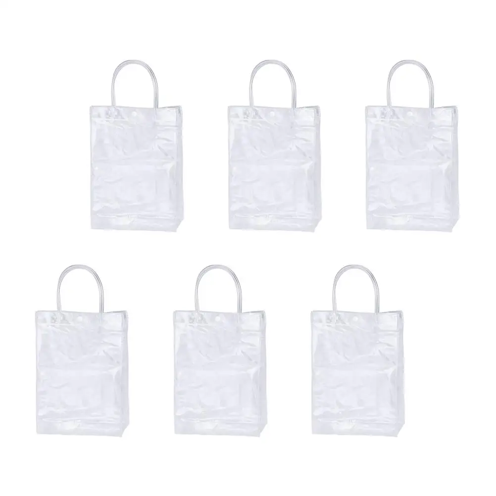 6 Pcs Plastic Bag The Tote Flower Bouquet Bags Handheld Packing Gift Gifts Wrap with Handle Pvc Banquet Red Wine
6 Pcs Plastic Bag The Tote Flower Bouquet Bags Handheld Packing Gift Gifts Wrap with Handle Pvc Banquet Red Wine