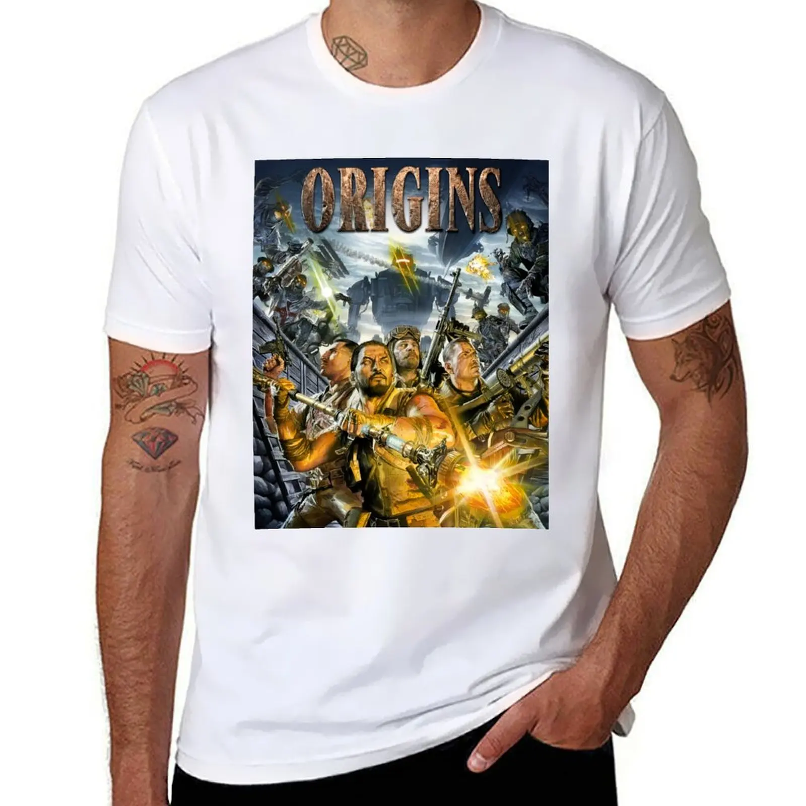 Origins T-Shirt anime figures anime tshirt croswit shirt man Clothing funny t shirts men
Origins T-Shirt anime figures anime tshirt croswit shirt man Clothing funny t shirts men