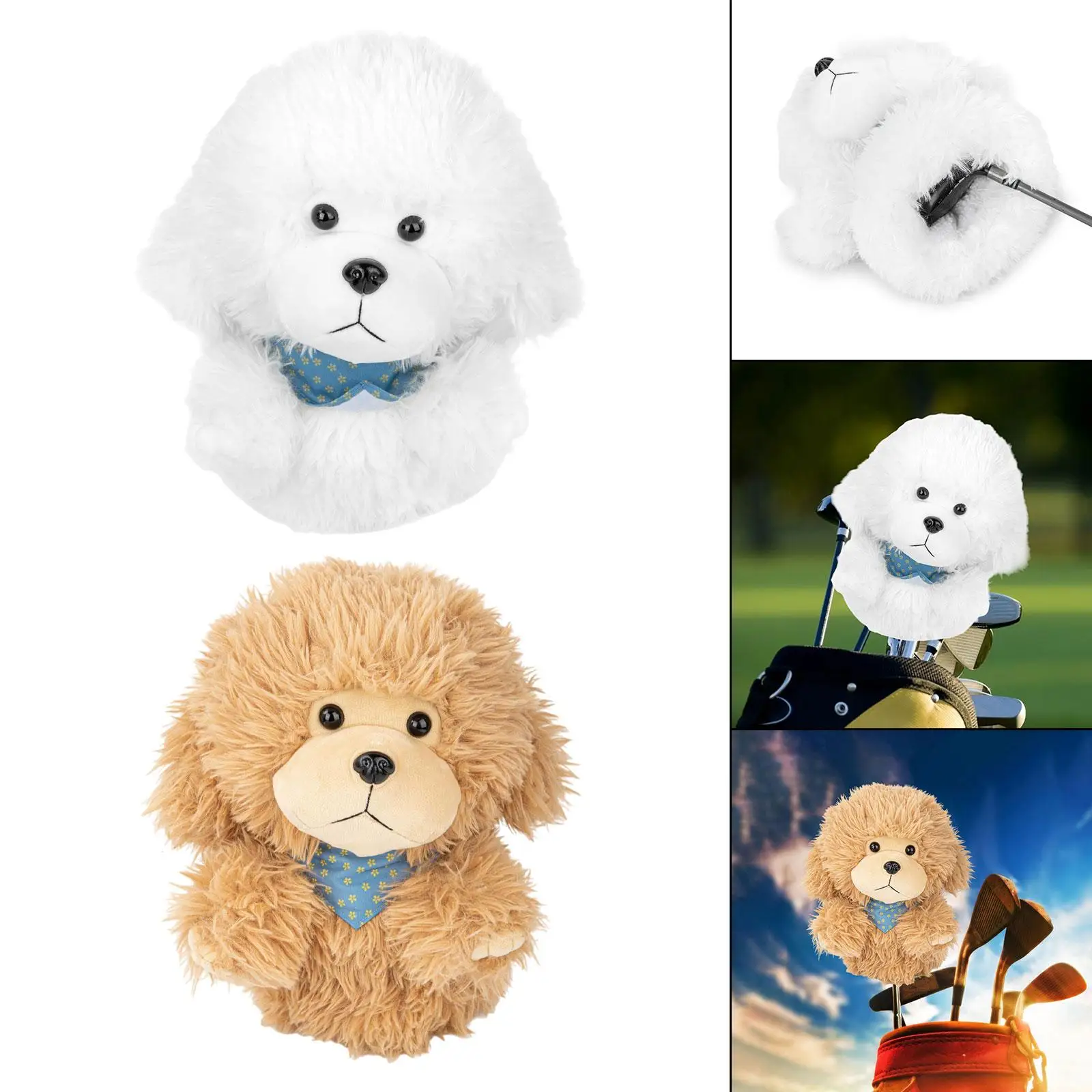Dog Plush Driver Head Cover Scratch Resistant Universal Present Cute Soft Accessories Golf Club Head Cover Funny Golf Headcover
Dog Plush Driver Head Cover Scratch Resistant Universal Present Cute Soft Accessories Golf Club Head Cover Funny Golf Headcover