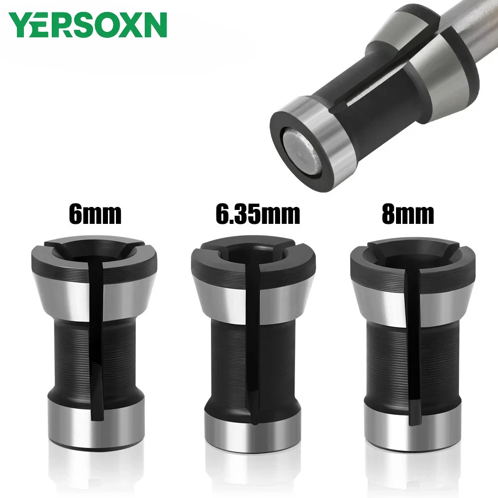 1/3PCS 6mm 6.35mm 8mm Collet Set Chuck Engraving Trimming Multifunctional Machine Electric Router Milling Cutter Accessories
1/3PCS 6mm 6.35mm 8mm Collet Set Chuck Engraving Trimming Multifunctional Machine Electric Router Milling Cutter Accessories