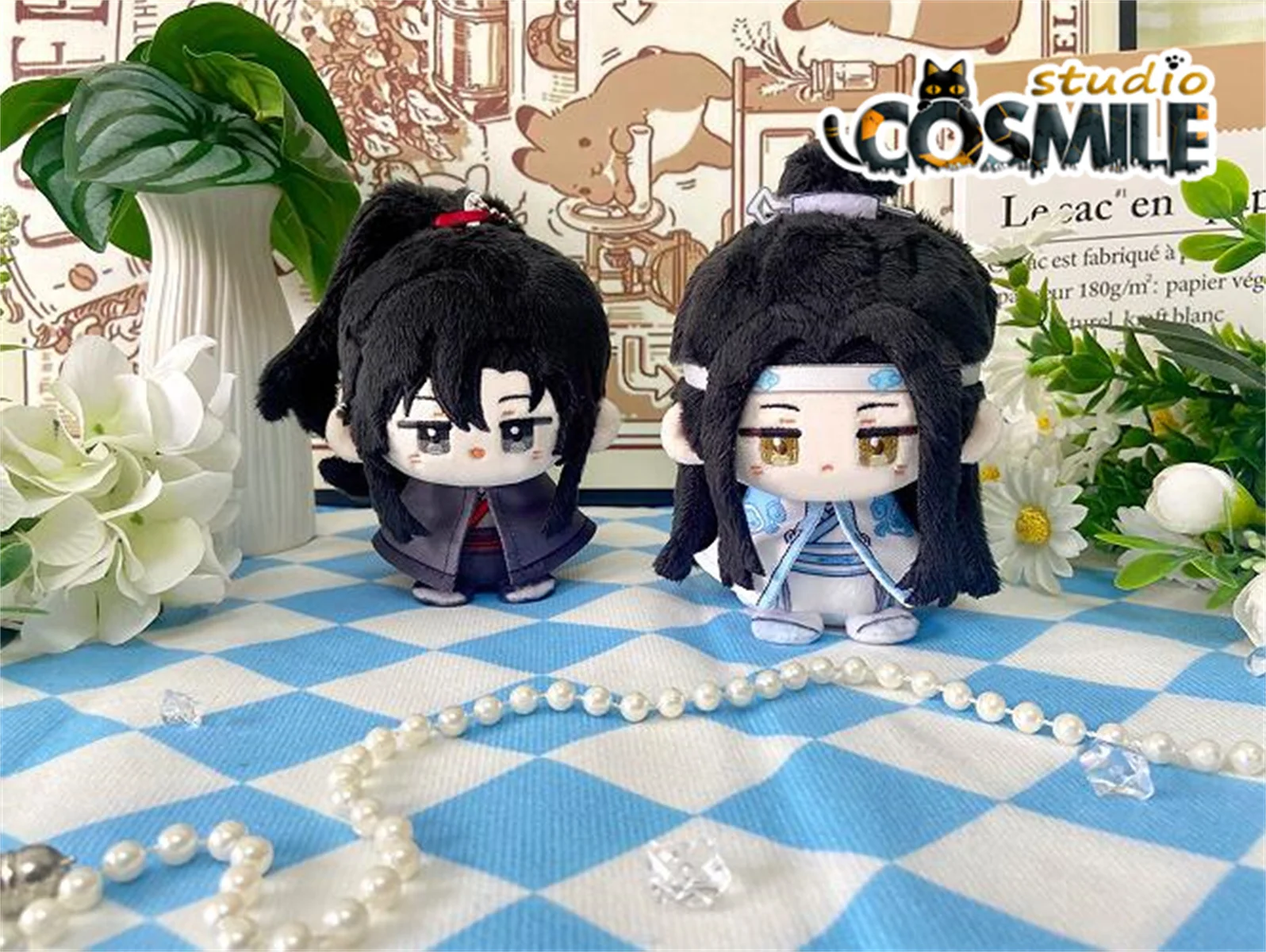Anime Grandmaster of Demonic Cultivation MDZS Wei Wuxian Lan Wangji Stuffed Plushie Plush 10cm 12cm Doll Toy Keychain KM
Anime Grandmaster of Demonic Cultivation MDZS Wei Wuxian Lan Wangji Stuffed Plushie Plush 10cm 12cm Doll Toy Keychain KM