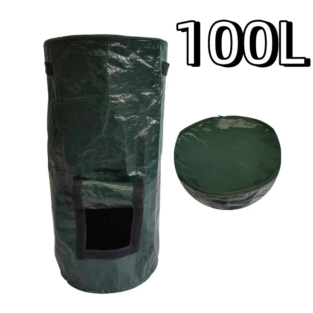 Wear Resist Compost Bin Bag Zippered Lid Sealed Yard Garbage Bag with Handles Collapsible Refuse Composter Leaf Waste
Wear Resist Compost Bin Bag Zippered Lid Sealed Yard Garbage Bag with Handles Collapsible Refuse Composter Leaf Waste
