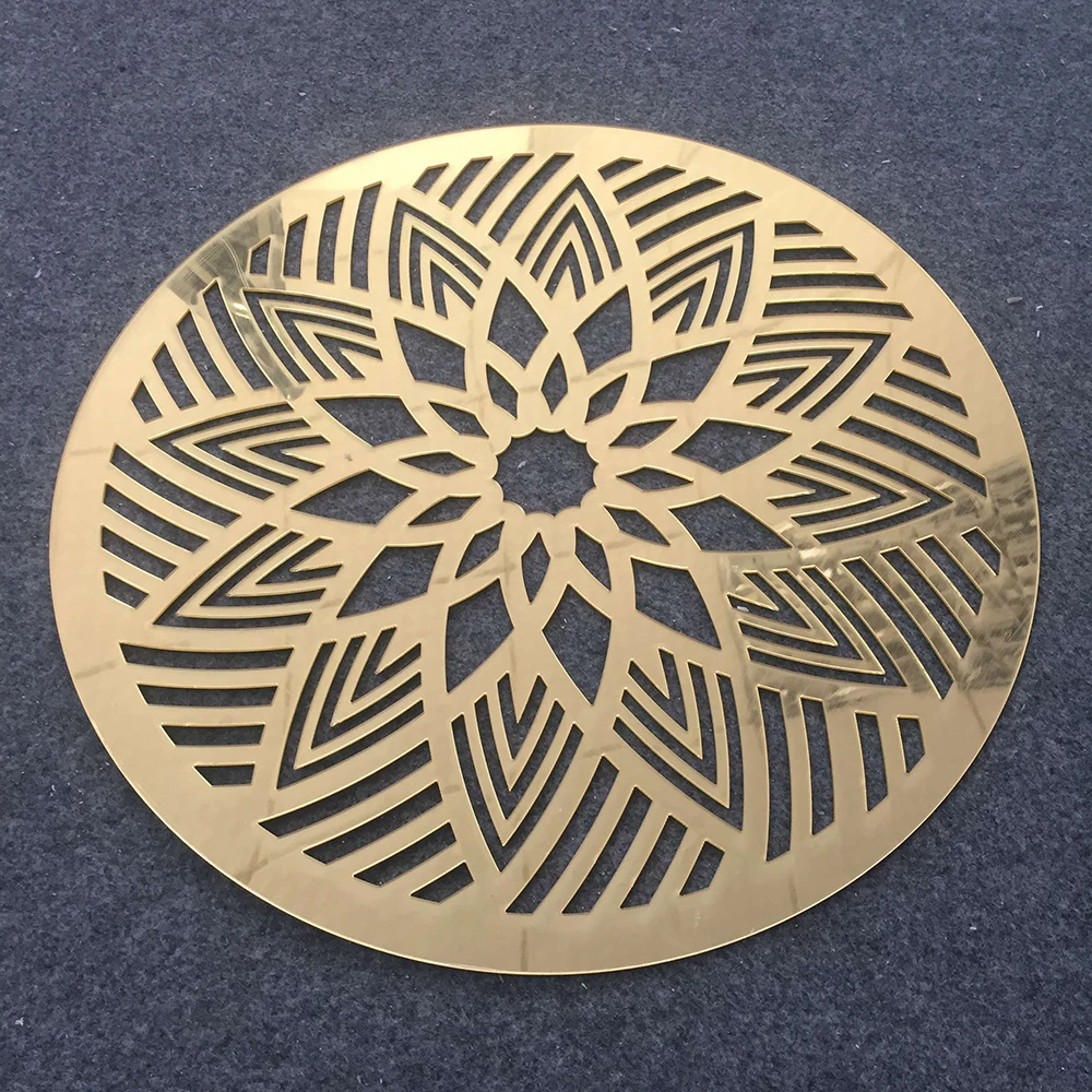 50PCS Stunning Hollow Acrylic Golden Mirrored Tableware Cup Pads Table Mat For Party Wedding Decoration
50PCS Stunning Hollow Acrylic Golden Mirrored Tableware Cup Pads Table Mat For Party Wedding Decoration