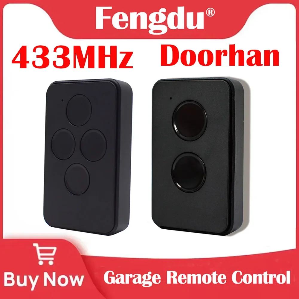DOORHAN Transmitter 2 Pro 4 Pro Wireless Remote Garage Door Lock Gate Key DORHAN 2-RPO 2/4Button 433MHz