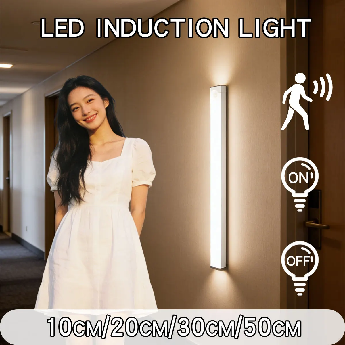 LED Motion Sensor Light Wireless LED Night Light Type C Rechargeable Light Cabinet Wardrobe Lamp Staircase Backlight For Kitchen
LED Motion Sensor Light Wireless LED Night Light Type C Rechargeable Light Cabinet Wardrobe Lamp Staircase Backlight For Kitchen