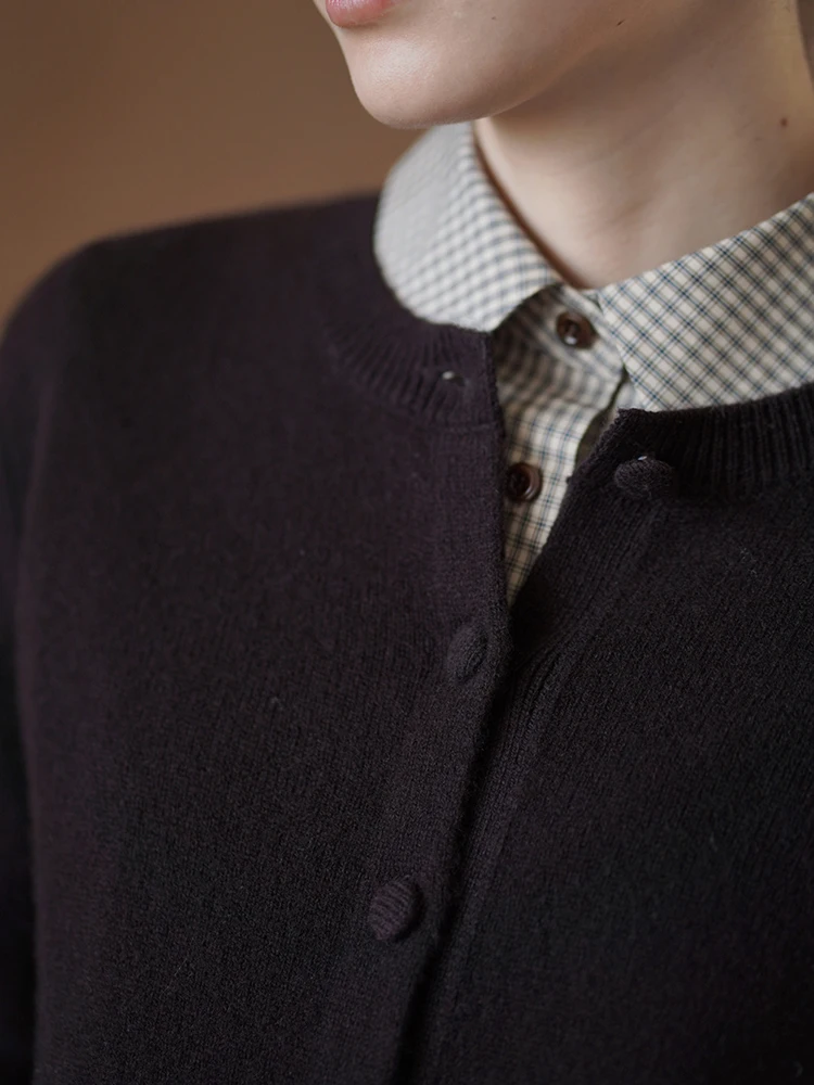 Hacikis Miss Soft Warm Knitted Cardigan Mixed Wool Camere Women's Commute Outerwear Long Sve round Ne Color
Hacikis Miss Soft Warm Knitted Cardigan Mixed Wool Camere Women's Commute Outerwear Long Sve round Ne Color