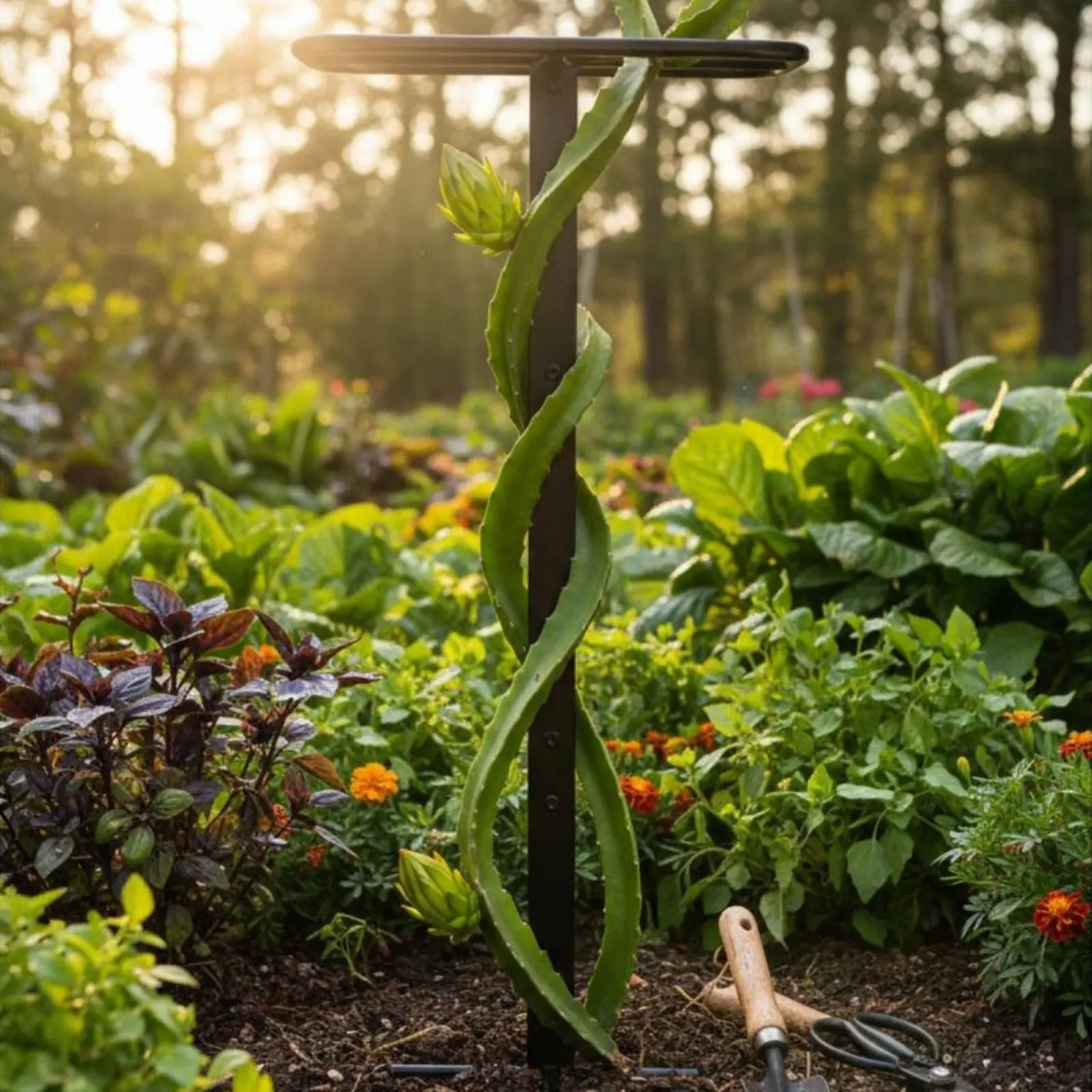 Pitahaya Fruit Climbing Frame Easy to Assemble Metal Plant Assistance Stand Adjustable Plant Climbing Rack for Gardening Lovers
Pitahaya Fruit Climbing Frame Easy to Assemble Metal Plant Assistance Stand Adjustable Plant Climbing Rack for Gardening Lovers