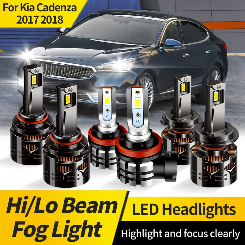 2PCS For Kia Cadenza 2017 2018 H7 Led Headlight 9005 HB3 High Low Beam Lamp Canbus White Super Bright H11 Car Auto Headlamp Bulb
2PCS For Kia Cadenza 2017 2018 H7 Led Headlight 9005 HB3 High Low Beam Lamp Canbus White Super Bright H11 Car Auto Headlamp Bulb