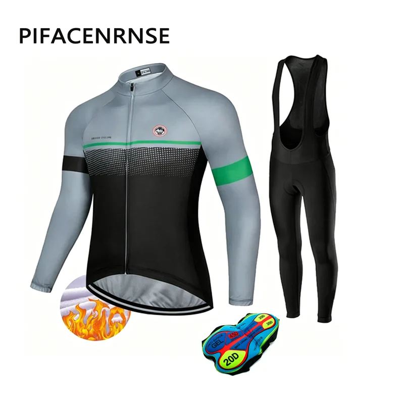 Team Men's Winter Thermal Fleece Cycling Long Sleeve MTB Bicycle Warm Riding Jersey Set Road Bicycle Riding Outdoor Clothing
Team Men's Winter Thermal Fleece Cycling Long Sleeve MTB Bicycle Warm Riding Jersey Set Road Bicycle Riding Outdoor Clothing