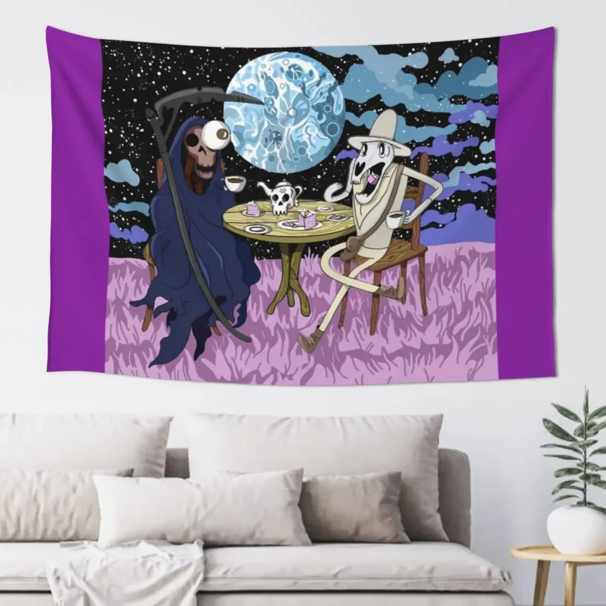 The Tea Party of Death Tapestry Carpet On The Wall Decorations For Room Home Decor Accessories Tapestry
The Tea Party of Death Tapestry Carpet On The Wall Decorations For Room Home Decor Accessories Tapestry