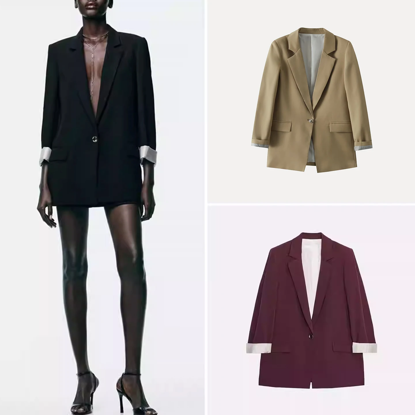 Z Women's Faion Casual Print Cuffed Suit Jaet 2025 New Sle Versatile Loose Fit Comfortable Daily Wear
Z Women's Faion Casual Print Cuffed Suit Jaet 2025 New Sle Versatile Loose Fit Comfortable Daily Wear