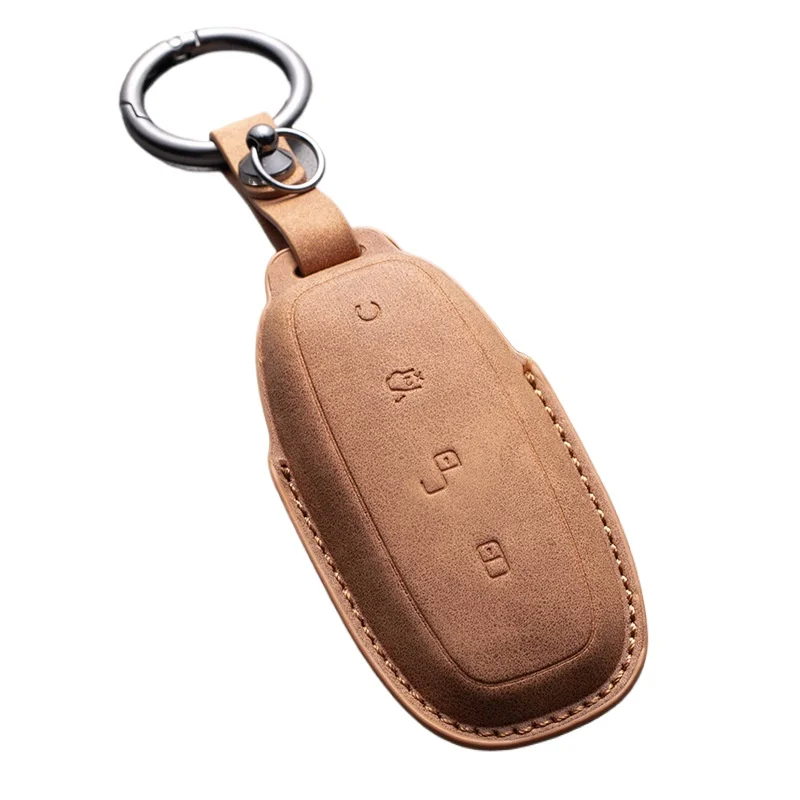 PU Leather Key Fob Cover for 2022-2023 DENZA D9/N7 (EV/DM-i/PHEV), Premium Soft Full Coverage Protective KeyCase with Keychain
PU Leather Key Fob Cover for 2022-2023 DENZA D9/N7 (EV/DM-i/PHEV), Premium Soft Full Coverage Protective KeyCase with Keychain