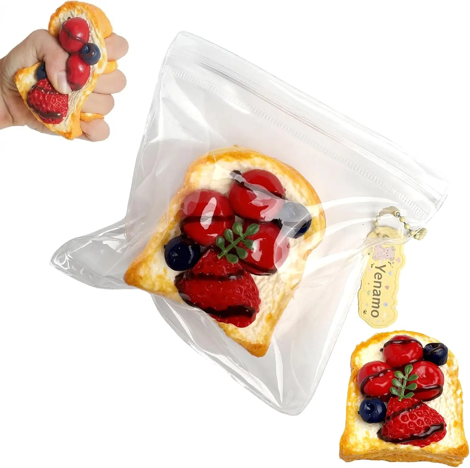 Slow Rising Squishy,Taba Squishy, Stress Balls,Fidget Slow Rising Sticky Realistic Food Squeeze Toy,Stress Relief & Fidget Toys for ADHD,Party Favor Gift (Toast Berries Cream)
Slow Rising Squishy,Taba Squishy, Stress Balls,Fidget Slow Rising Sticky Realistic Food Squeeze Toy,Stress Relief & Fidget Toys for ADHD,Party Favor Gift (Toast Berries Cream)