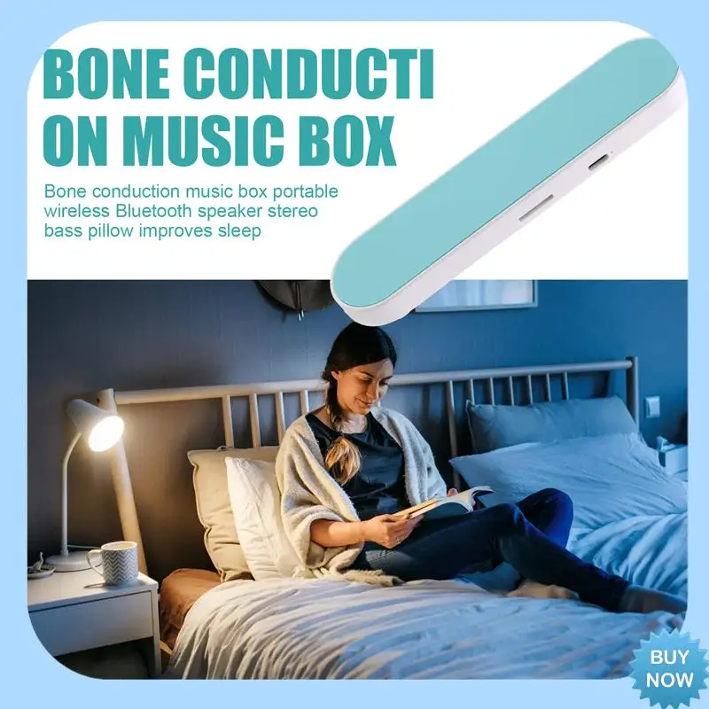 A47Z Bone Conduction Music Box Portable Wireless Bluetooth Speaker Stereo Bass Under Pillow Improve Sleep For Facebook
A47Z Bone Conduction Music Box Portable Wireless Bluetooth Speaker Stereo Bass Under Pillow Improve Sleep For Facebook