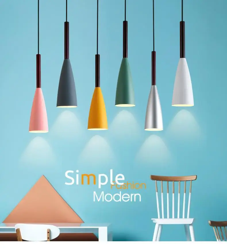 Nordic Macaron restaurant pendant lamp Modern simple creative dining room lamp Fashion bar pendant lamp
Nordic Macaron restaurant pendant lamp Modern simple creative dining room lamp Fashion bar pendant lamp