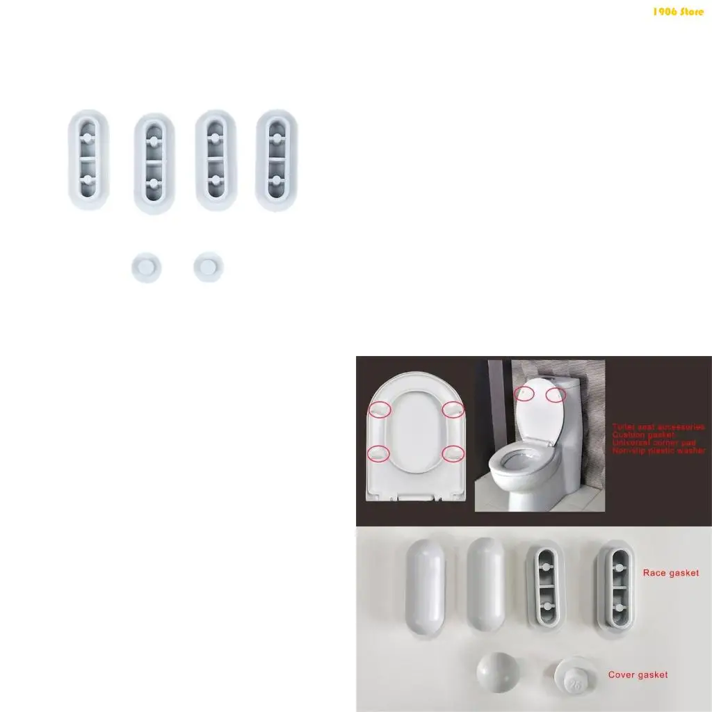 U1JB Toilet Top Cover Cushions Buffer Antislip Toilet Seats Bumper Gasket Universals Buffer Toilet Lid Bumpers for Bidet
U1JB Toilet Top Cover Cushions Buffer Antislip Toilet Seats Bumper Gasket Universals Buffer Toilet Lid Bumpers for Bidet