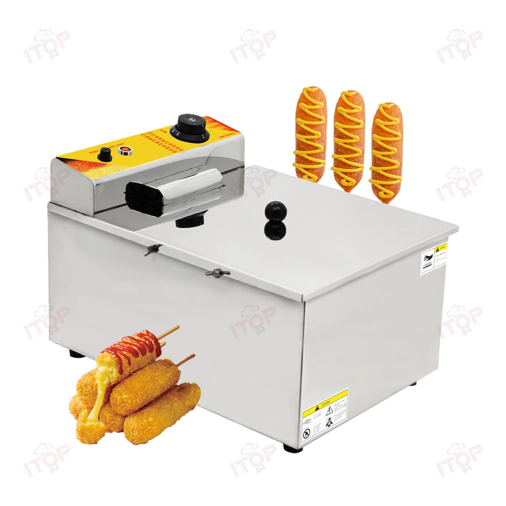 Factory Price 12l Korean Choose Hot Dog Mozzarella Corn Hot Dog Sticks Deep Fryer Machine
Factory Price 12l Korean Choose Hot Dog Mozzarella Corn Hot Dog Sticks Deep Fryer Machine
