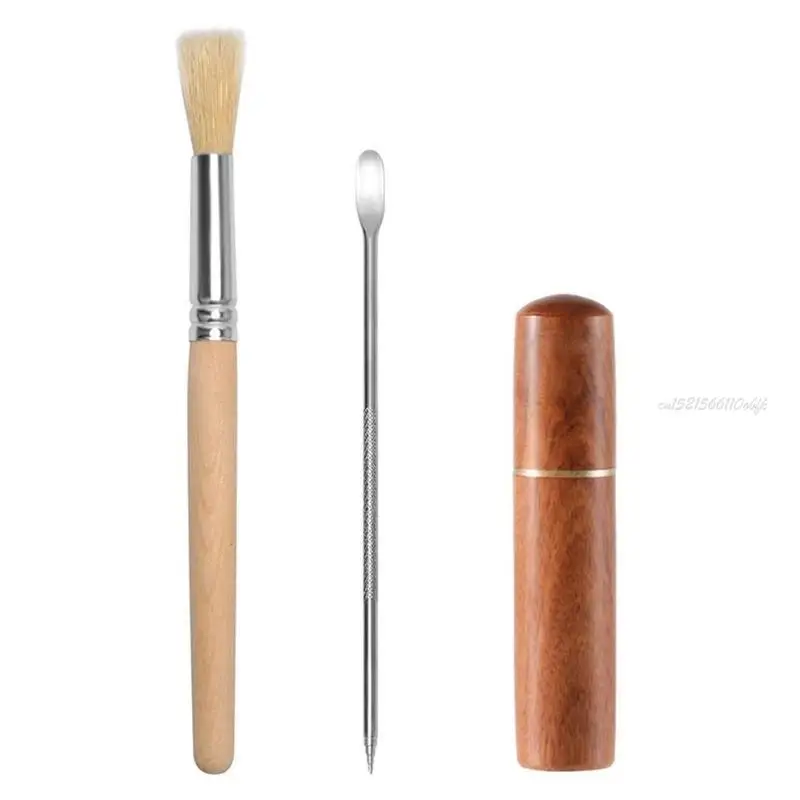 27RB Coffee Pulling Pen Latte Art Needle Espresso Machine Brush Coffee Needle Distributor Coffee Stirrer for Coffee Lover
27RB Coffee Pulling Pen Latte Art Needle Espresso Machine Brush Coffee Needle Distributor Coffee Stirrer for Coffee Lover