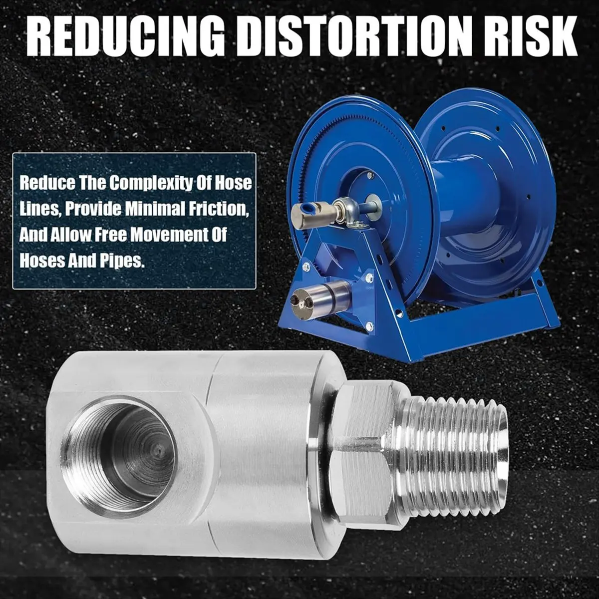 KSOL 5124-Ni-AL 1/2Inch MXF Swivel Heavy Duty Hose Reels Swivel with Grease Zerk and Hose Reels Replace 9SS8MP50XFP50-Ni-AL
KSOL 5124-Ni-AL 1/2Inch MXF Swivel Heavy Duty Hose Reels Swivel with Grease Zerk and Hose Reels Replace 9SS8MP50XFP50-Ni-AL