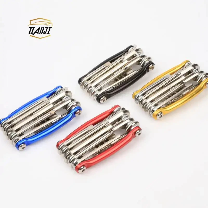 Hex Multi-Function Portable Mountain Bike Repair Tool Kit, 11 in 1 Tools Sets
Hex Multi-Function Portable Mountain Bike Repair Tool Kit, 11 in 1 Tools Sets