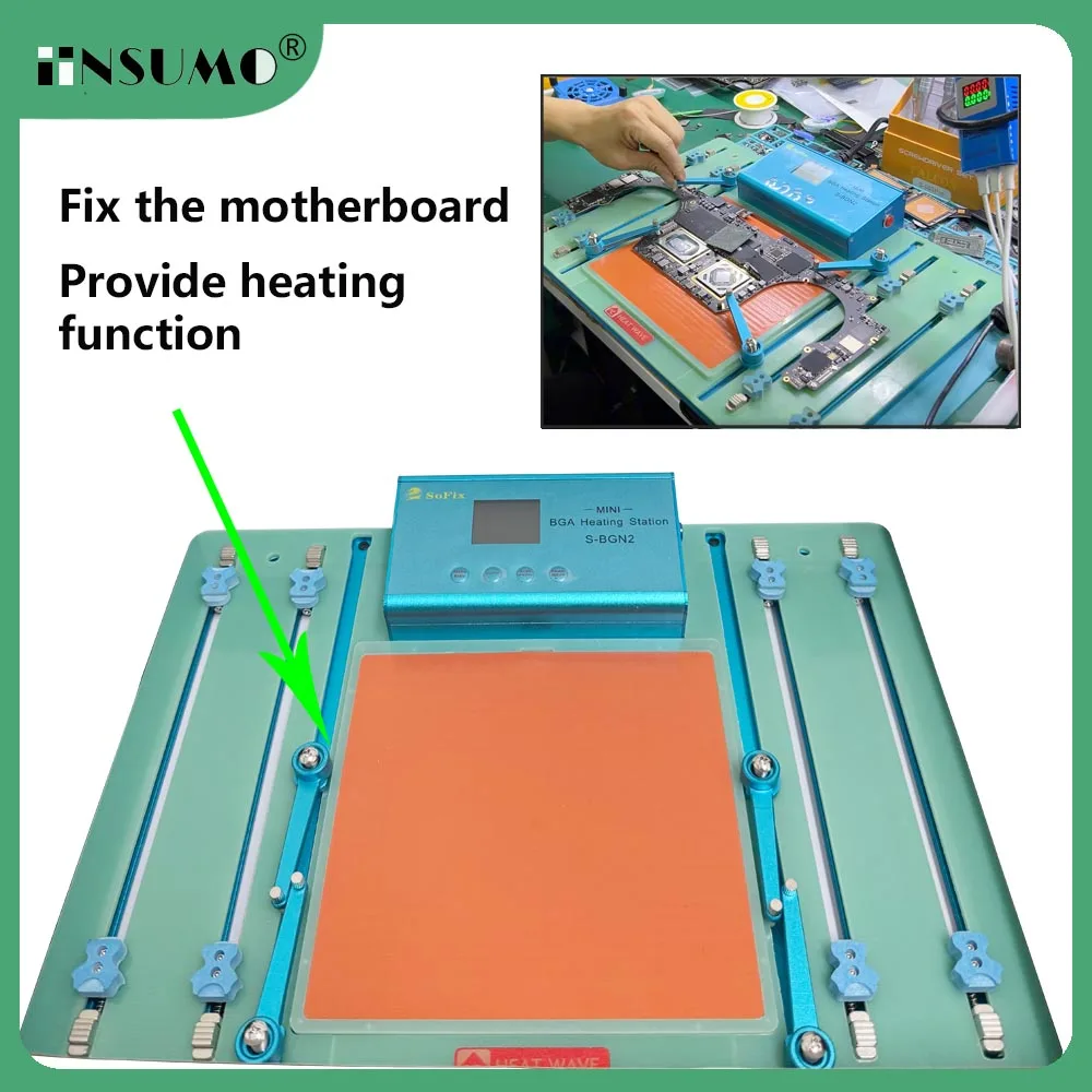 SoFix S-BGN2 Mini BGA Heating Station For Macbook T2 PCH GPU CPU Glue Removal Logic Motherboard Heating Soldering Fix Repair 
SoFix S-BGN2 Mini BGA Heating Station For Macbook T2 PCH GPU CPU Glue Removal Logic Motherboard Heating Soldering Fix Repair