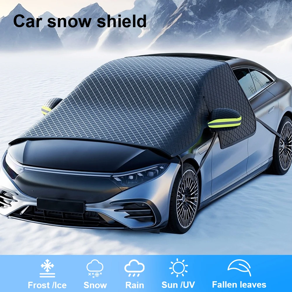 Windshield Automobile Sunshade Snow Blocking Car Snow Cover Winter Universal Waterproof Exterior Covers For SUV Pickup MPV
Windshield Automobile Sunshade Snow Blocking Car Snow Cover Winter Universal Waterproof Exterior Covers For SUV Pickup MPV