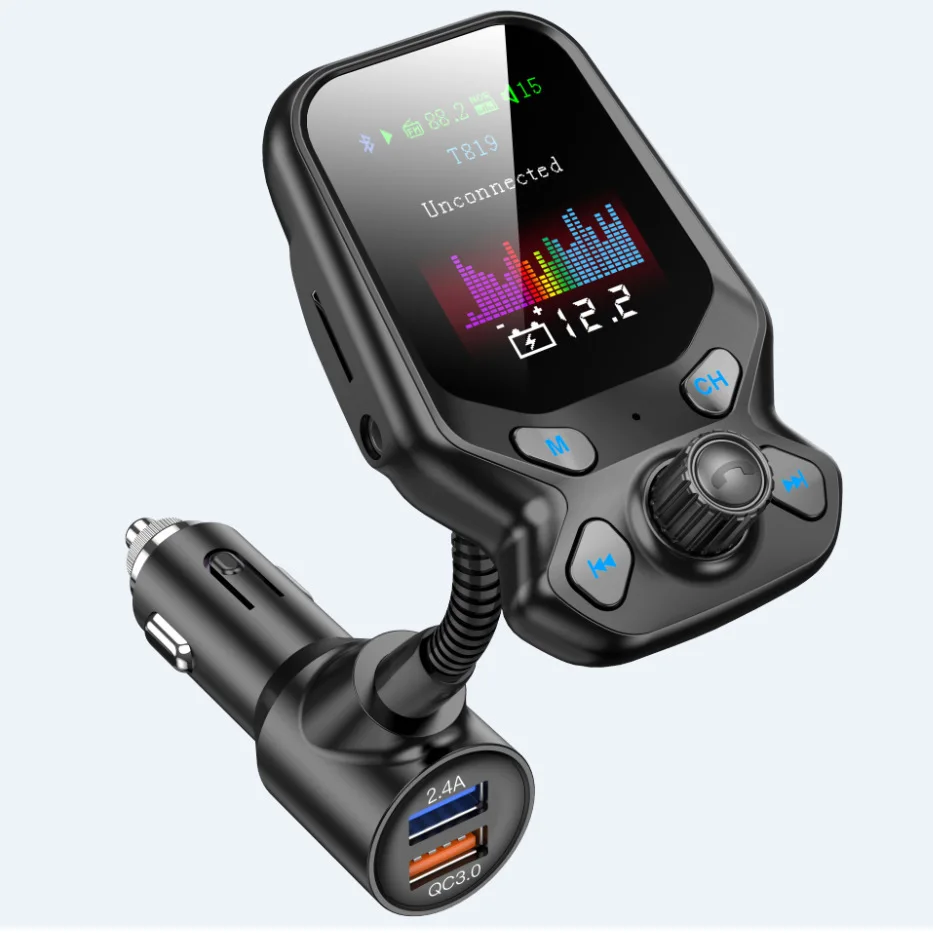 New Large Color Screen In Car Bluetooth MP3 Multifunctional QC3.0 Display Lyrics Card MP3 Hands-Free Phone
New Large Color Screen In Car Bluetooth MP3 Multifunctional QC3.0 Display Lyrics Card MP3 Hands-Free Phone