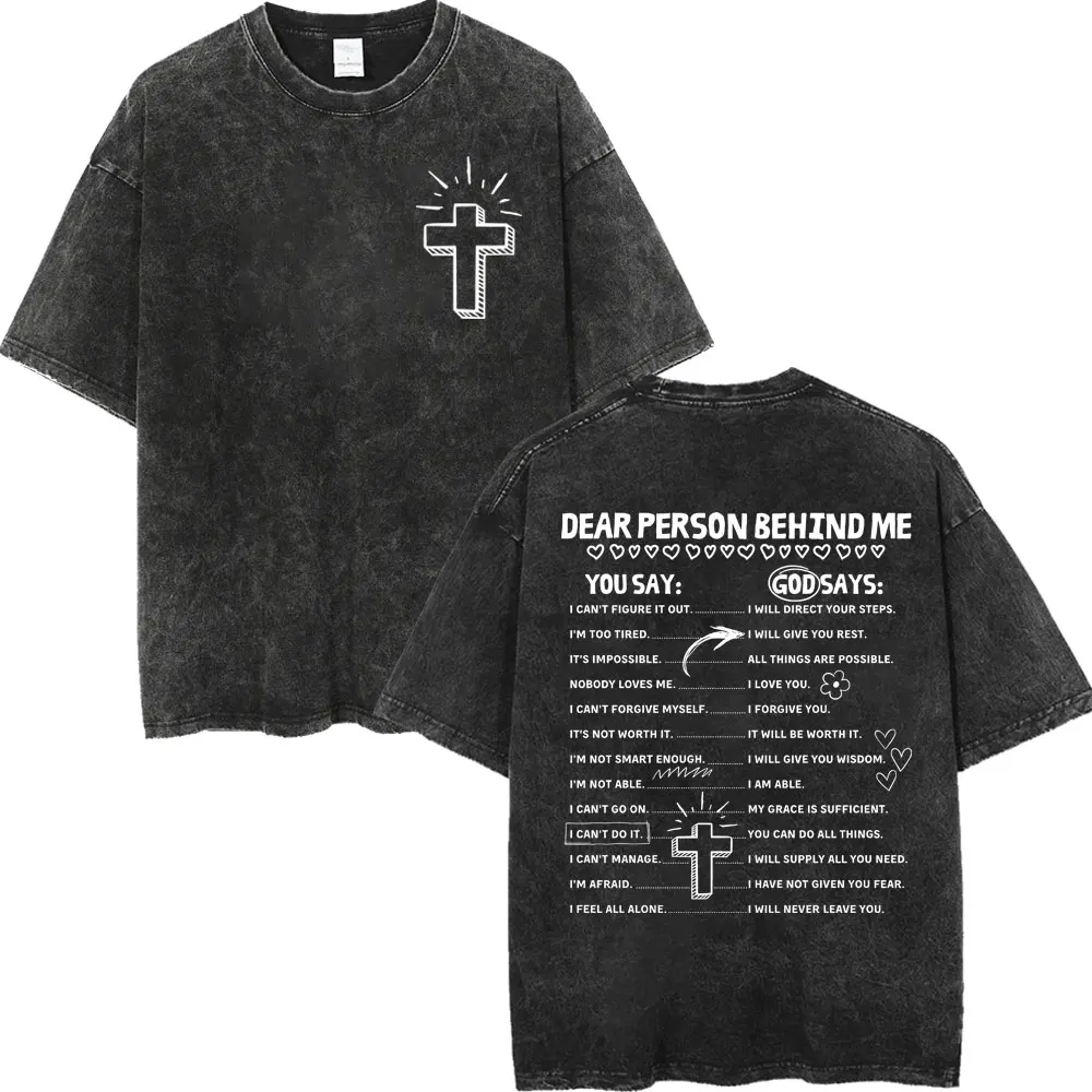 Jesus Christian Bible Verse Merch T-shirts Men Women High Quality Vintage Washed T-shirt Fashion Casual Short Sleeve T Shirts
Jesus Christian Bible Verse Merch T-shirts Men Women High Quality Vintage Washed T-shirt Fashion Casual Short Sleeve T Shirts