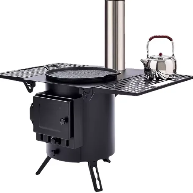 Dual-Purpose Outdoor Stove for Wood and Coal Roasting
Dual-Purpose Outdoor Stove for Wood and Coal Roasting