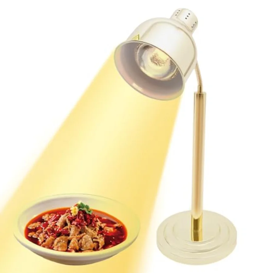 Commercial food heat lamp for kitchen, dining room, and buffet restaurant: stainless steel countertop food display warmer with
Commercial food heat lamp for kitchen, dining room, and buffet restaurant: stainless steel countertop food display warmer with