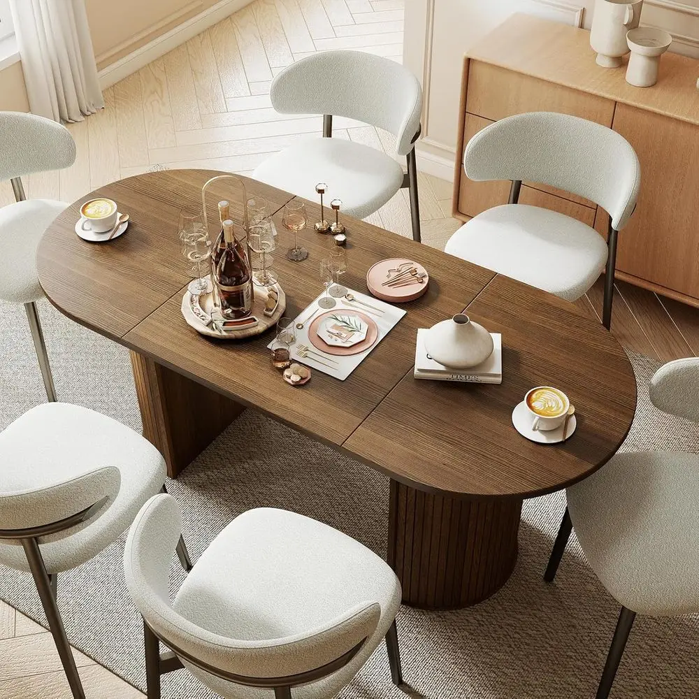 Large 70.87 Rectangular Wooden Dining Table for 4-8 People, Ideal for Kitchen, Dining Room, and Living Room, Brown
Large 70.87 Rectangular Wooden Dining Table for 4-8 People, Ideal for Kitchen, Dining Room, and Living Room, Brown