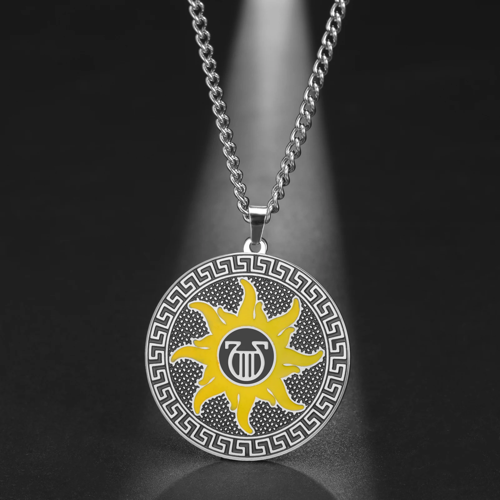 Dreamtimes Vintage Sun Apollo Viking Pendant Necklace for Men Stainless Steel Greek/Norse Viking Protective Amulet Jewelry Gifts
Dreamtimes Vintage Sun Apollo Viking Pendant Necklace for Men Stainless Steel Greek/Norse Viking Protective Amulet Jewelry Gifts